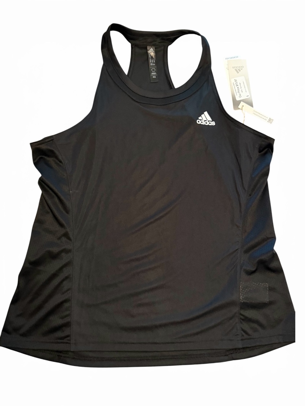 Women’s Adidas Black Racerback Training Tank Top